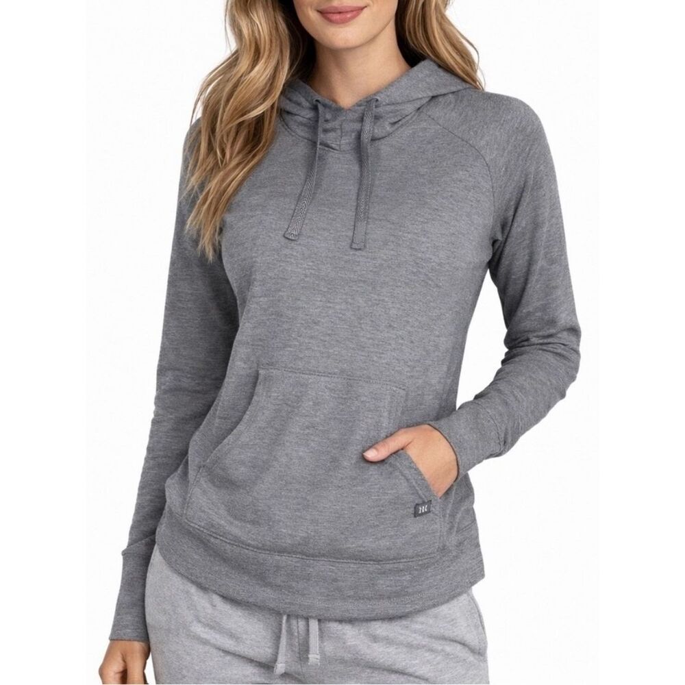 Free Fly Bamboo Weekender Hoodie Gray Womens Medium